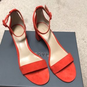 Ann Taylor Barely worn suede sandal